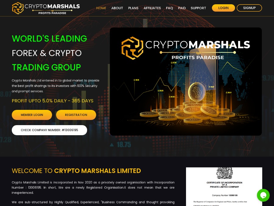 Crypto Marshals Limited