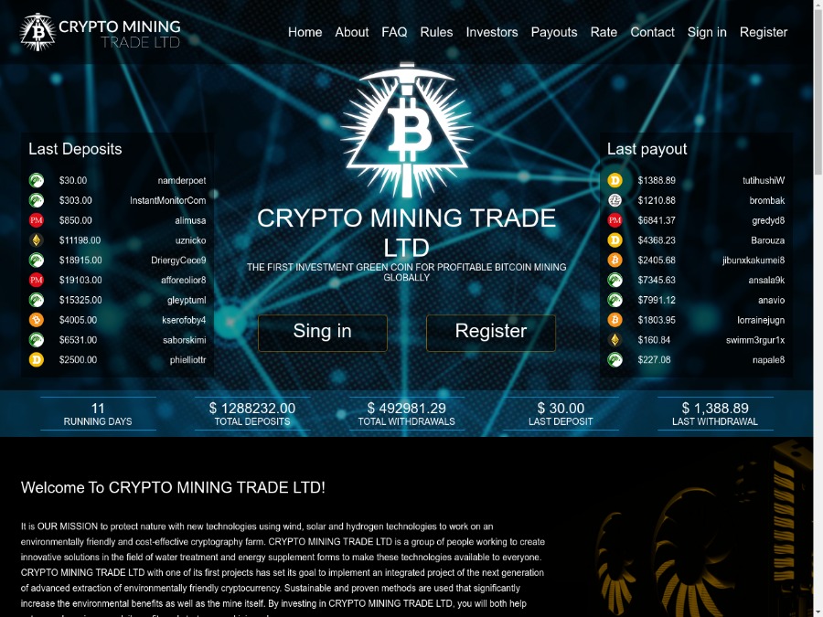 crypto mining trade ltd