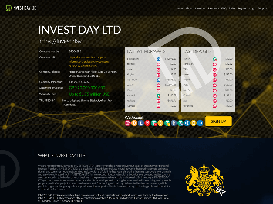 Invest Day Ltd