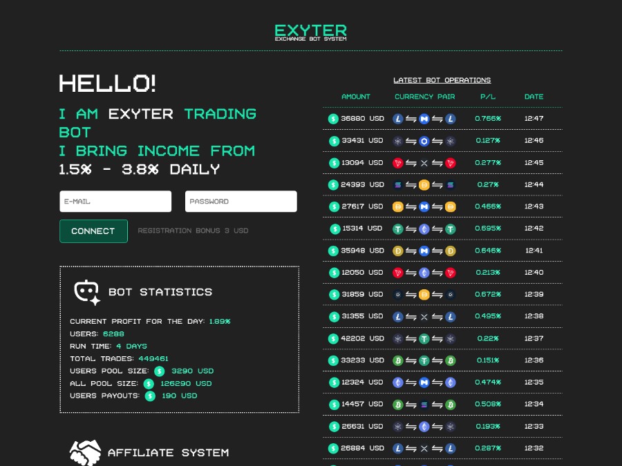 Exyter - Trading Bot